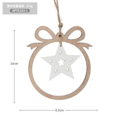 Decoratieve kerstboomhangers