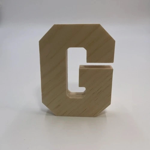 Houten letter G