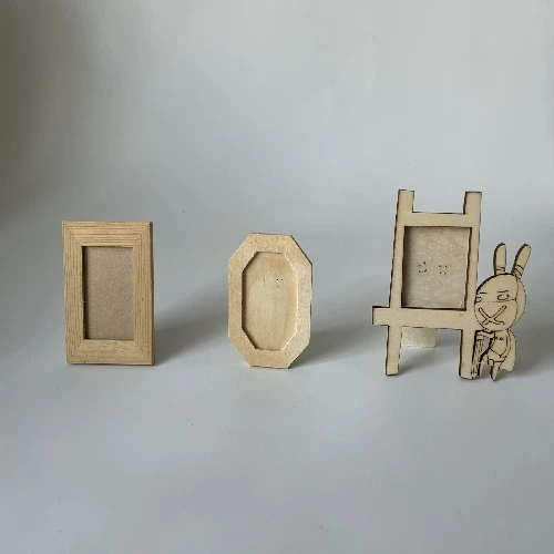 Houten onafgemaakte fotolijst